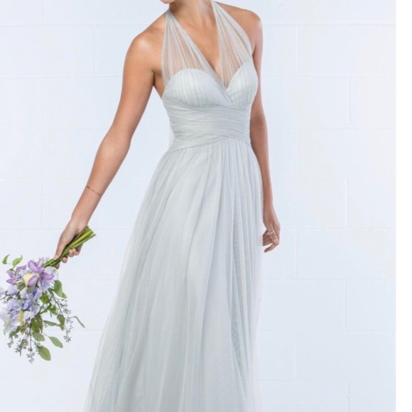 eucalyptus bridesmaid dress
